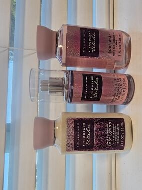 Bath & Body Works A Thousand Wishes Pink Trio